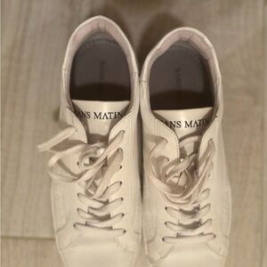 Elegant White Women's Sneakers by